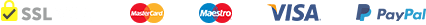 Payment method Visa, MasterCard, PayPal
